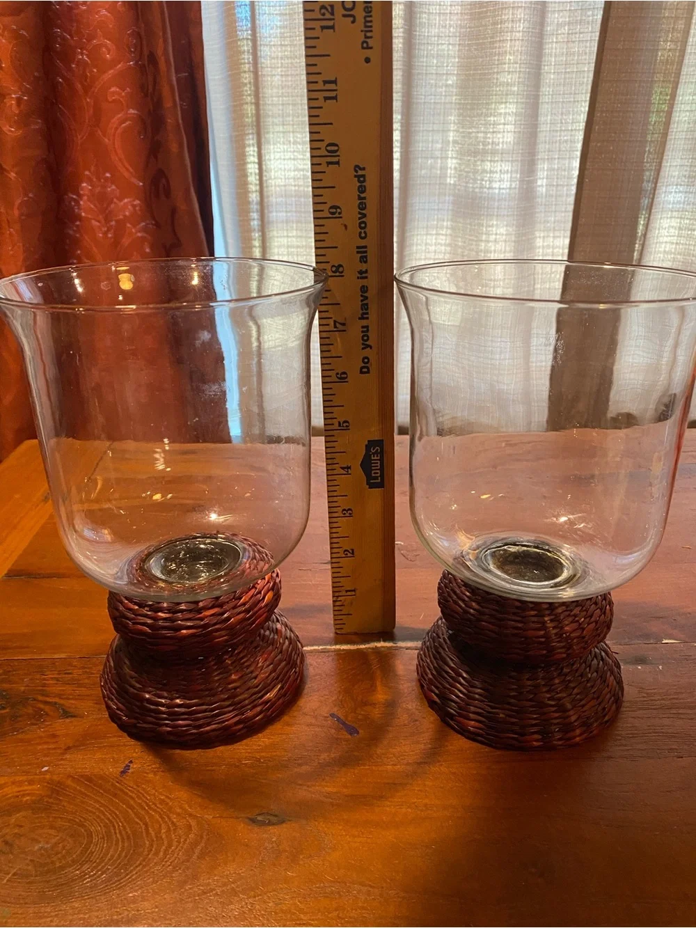 No Label clear glass